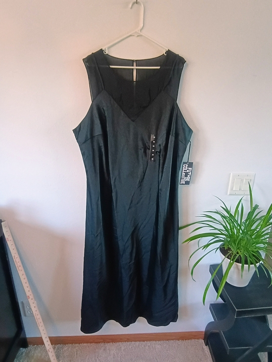 Skechers Dresses & Skirts - Future Collective Target Black Sheer Mesh Sleeveless Midi Dress NWT Plus 3X